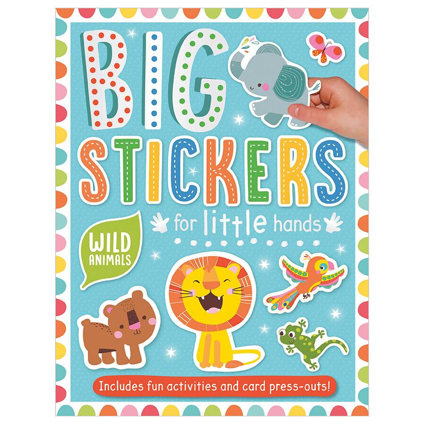 BIG STICKERS FOR LITTLE HANDS WILD ANIMALS – almasriah