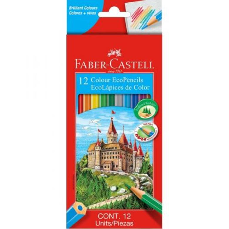 Faber Castell 12 Colors Hexagonal Coloring Pencils